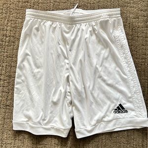 white nike shorts